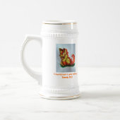 Lachender Drache Bierglas (Links)