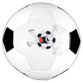 Lachender Fußball-Maskottchen Fußball (Gedreht)