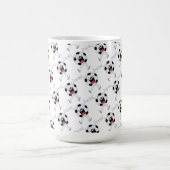 Lachender Fußball-Maskottchen Kaffeetasse (Mittel)