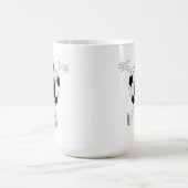 Lachender Fußball-Maskottchen Kaffeetasse (Mittel)