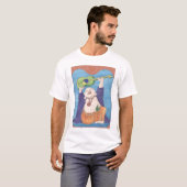 Lachender Gitarren-Gott T-Shirt (Vorne ganz)