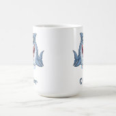 Lachender Haifisch Kaffeetasse (Mittel)