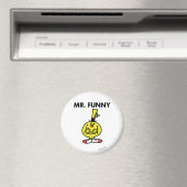 Lachender Herr Funny mit Blume Magnet (In Situ (Geschirrspüler))