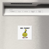 Lachender Herr Funny mit Blume Magnet (In Situ (Geschirrspüler))