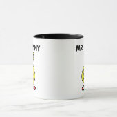 Lachender Herr Funny mit Blume Tasse (Zentrum)