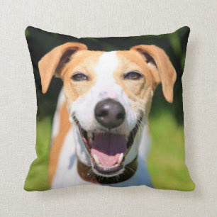 Lachender Hund Getty Bild- Kissen