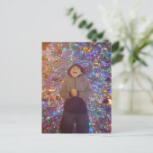 lachender Junge  Postkarte (Stehend Vorderseite)