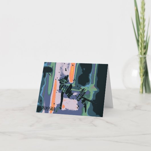 "Lachender Löwe-" wunderliche Karte (Vorderseite)