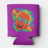 Lachender Mann (Künstlerisches Selbstportrait) Dosenkühler (Rückseite)