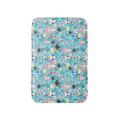 Lachender Schädel der Beschaffenheit Badematte (Vorderseite Vertikal)