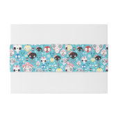 Lachender Schädel der Beschaffenheit Einladungsbanderole (Rückseitenbeispiel)