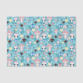 Lachender Schädel der Beschaffenheit Seidenpapier (Vorderseite)