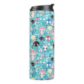 Lachender Schädel der Beschaffenheit Thermosbecher (Nach links gedreht)