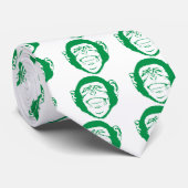 Lachender Schimpanse Krawatte (Gerollt)