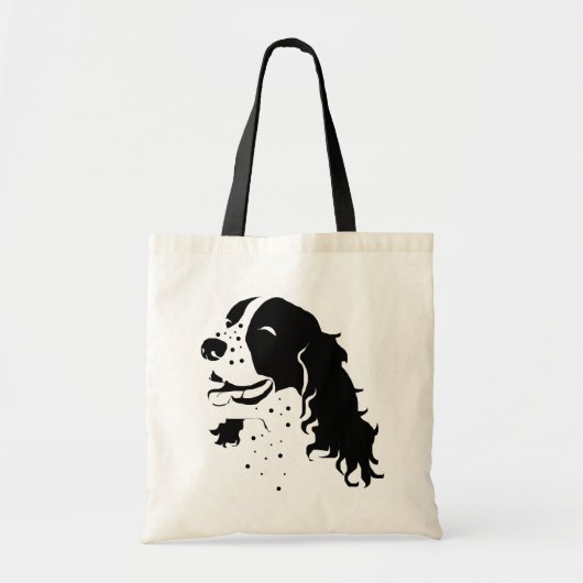 Lachender SpringerSpaniel Tragetasche (Vorne)