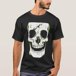 Lachender Totenkopf ModernBlack Art Grunge T-Shirt