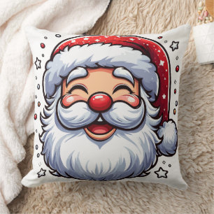 Lachender Weihnachtsmann Kissen