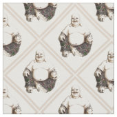 Lachendes Buddha-Diamantmuster Stoff (Nahaufnahme)