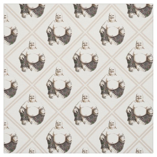 Lachendes Buddha-Diamantmuster Stoff (Muster)