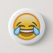 Lachendes Emoji Button (Vorderseite)