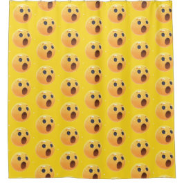 Lachendes Emoji-Gesicht lustig Duschvorhang