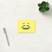 Lachendes Emoji Post-it Klebezettel (Büro)