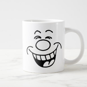 Lachendes Gesicht Emoji Jumbo-Tasse