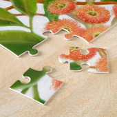 Lachendes Kookaburra im Gummi-Baum-Puzzlespiel Puzzle (Seite)