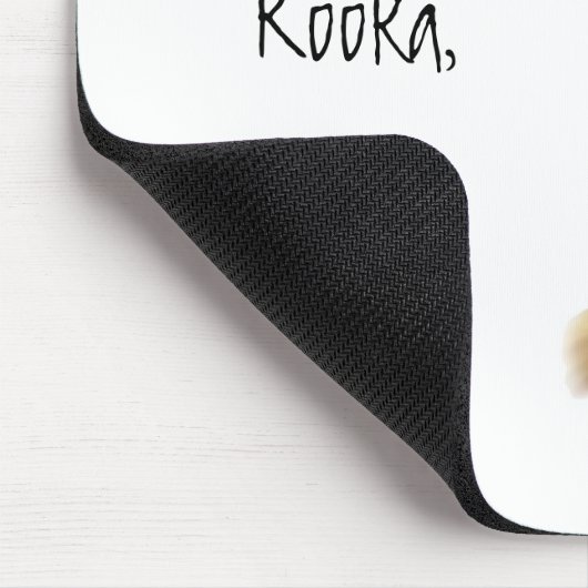 Lachendes Kookaburra Mousepad (Ecke)