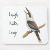 Lachendes Kookaburra Mousepad (Vorne)
