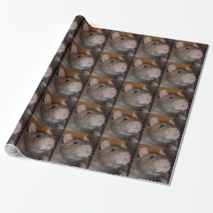 lachendes Ratten-Packpapier Geschenkpapier