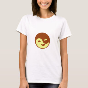 Lachendes Tai-Chi-Logo T-Shirt