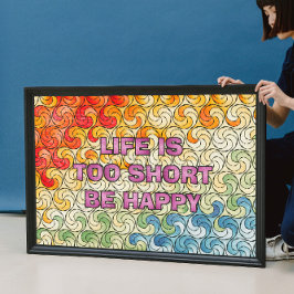 Lächerlich großes Erwachsenenfarbposter Poster