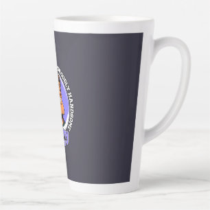 Lächerlich gutaussehender Typ Pop-Art Keramik-Latt Milchtasse
