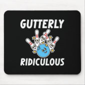Lächerlich lustiger Bowlingspieler Mousepad (Vorne)