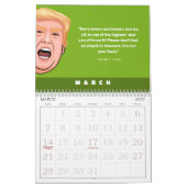 Lächerliche Zitate von Donald Trump Kalender (Mär 2027)
