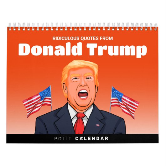 Lächerliche Zitate von Donald Trump Kalender (Titelbild)