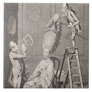 Lächerlicher Geschmack oder die Damen-Absurdität, Fliese