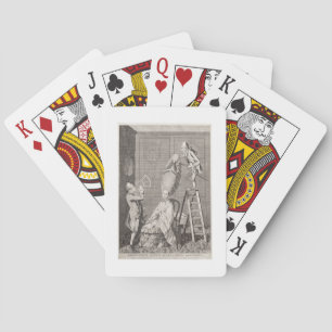 Lächerlicher Geschmack oder die Damen Absurdität,  Spielkarten