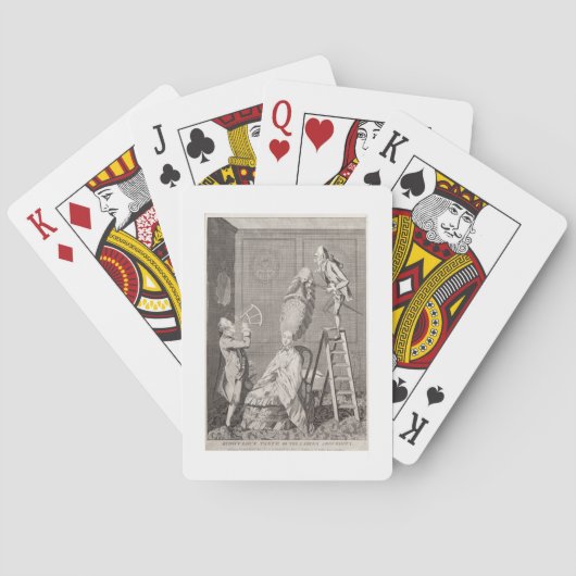 Lächerlicher Geschmack oder die Damen Absurdität, Spielkarten (Rückseite)