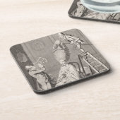 Lächerlicher Geschmack oder die Damen-Absurdität, Untersetzer (Linke Seite)