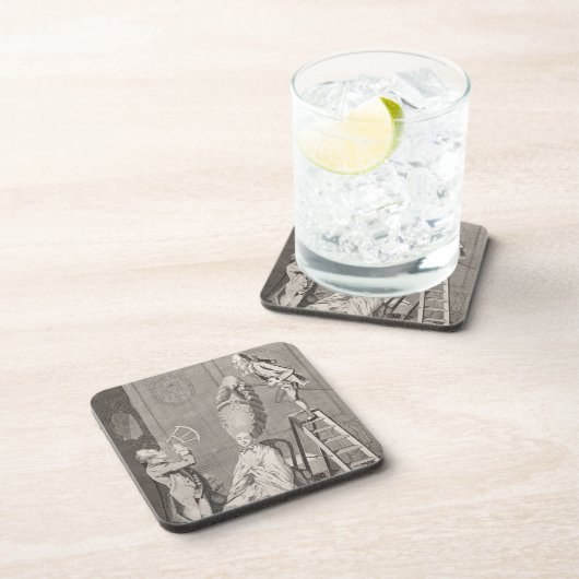 Lächerlicher Geschmack oder die Damen-Absurdität, Untersetzer (Rechte Seite)