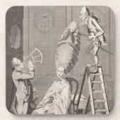 Lächerlicher Geschmack oder die Damen-Absurdität, Untersetzer (Vorderseite)