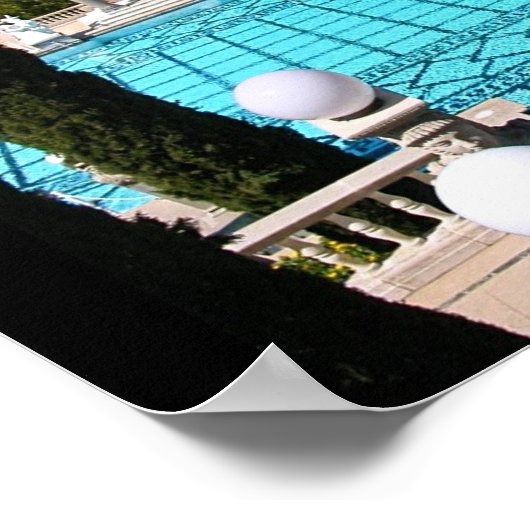 Lächerlicher Pool Poster (Ecke)