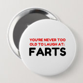 Lachfürze Button (Vorne & Hinten)