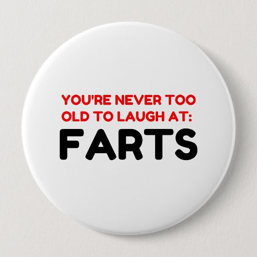 Lachfürze Button (Vorderseite)