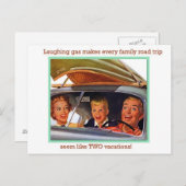 Lachgas Postkarte (Vorne/Hinten)