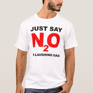 Lachgas Stickoxid Lustiges T-Shirt