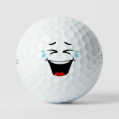 Laching Emoticon Golfball (Vorderseite)