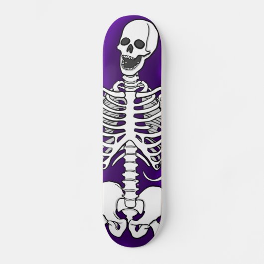 Laching Skeleton Skateboard (Vorderseite)